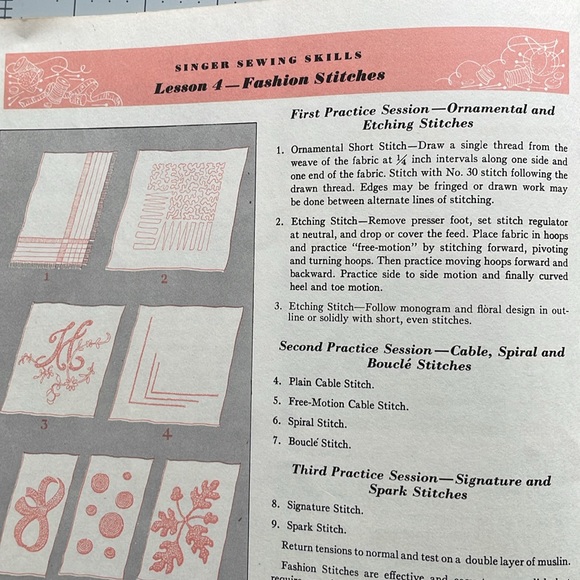 Vintage Singer Sewing Skills Reference Book (booklet copyright 1955) - Picture 10 of 14